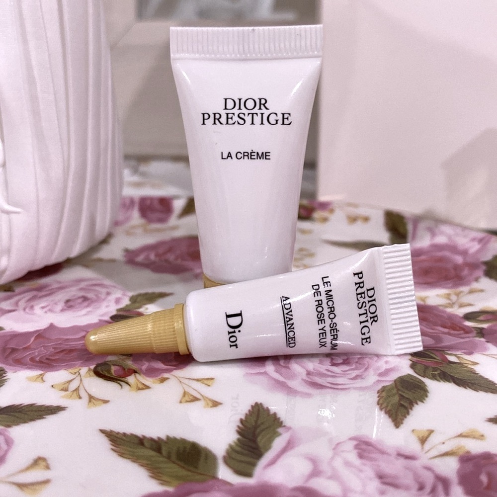 Dior Prestige La Crème Set in Pouch-5 Piece - Picture 5 of 8